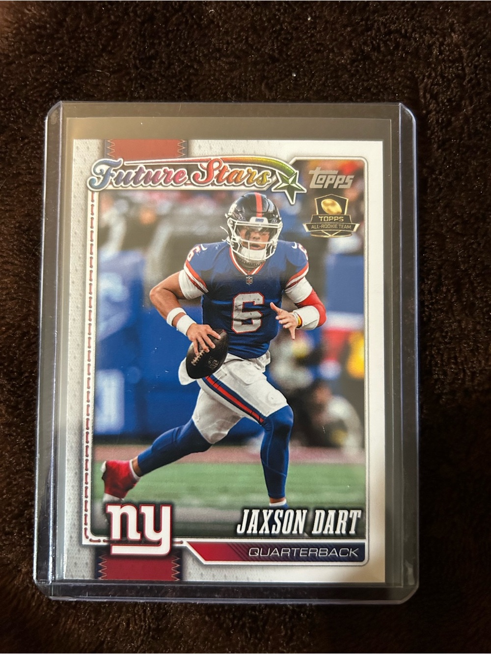 Topps Jaxson Dart Rookie Card - Blue White Red